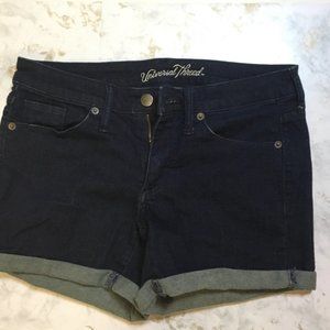 Universal Thread Jean Shorts Rolled Up Leg